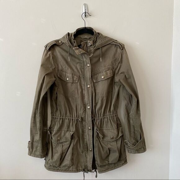 Aritzia Olive Green Utility Jacket - Picture 2 of 11